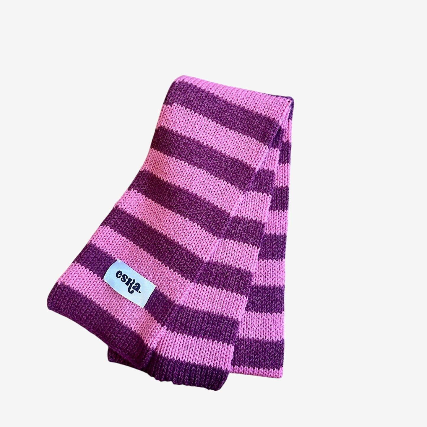 Plum and Pink Scarf