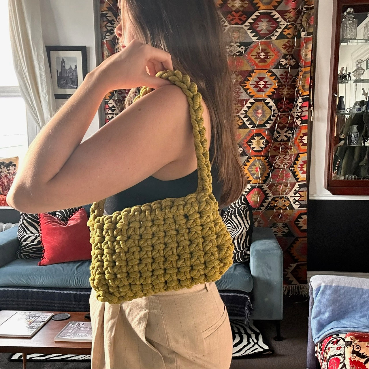 Small Kiwi Shoulder Bag