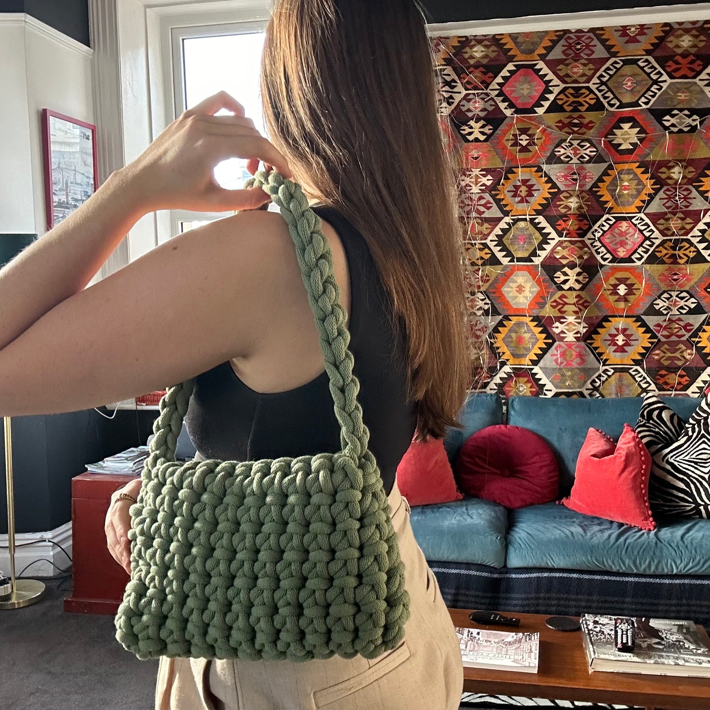 Small Eucalyptus Shoulder Bag