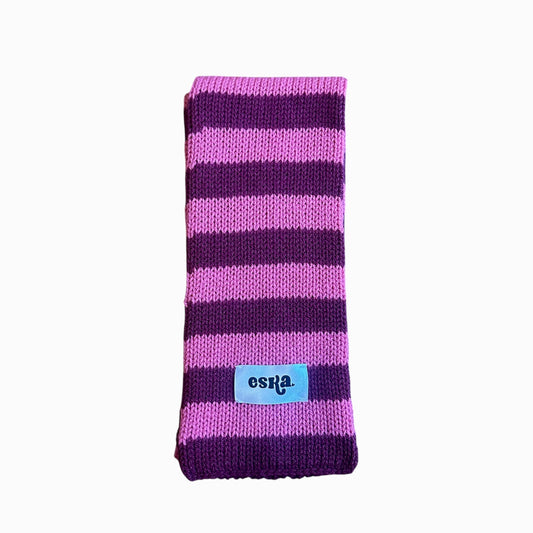 Plum and Pink Scarf