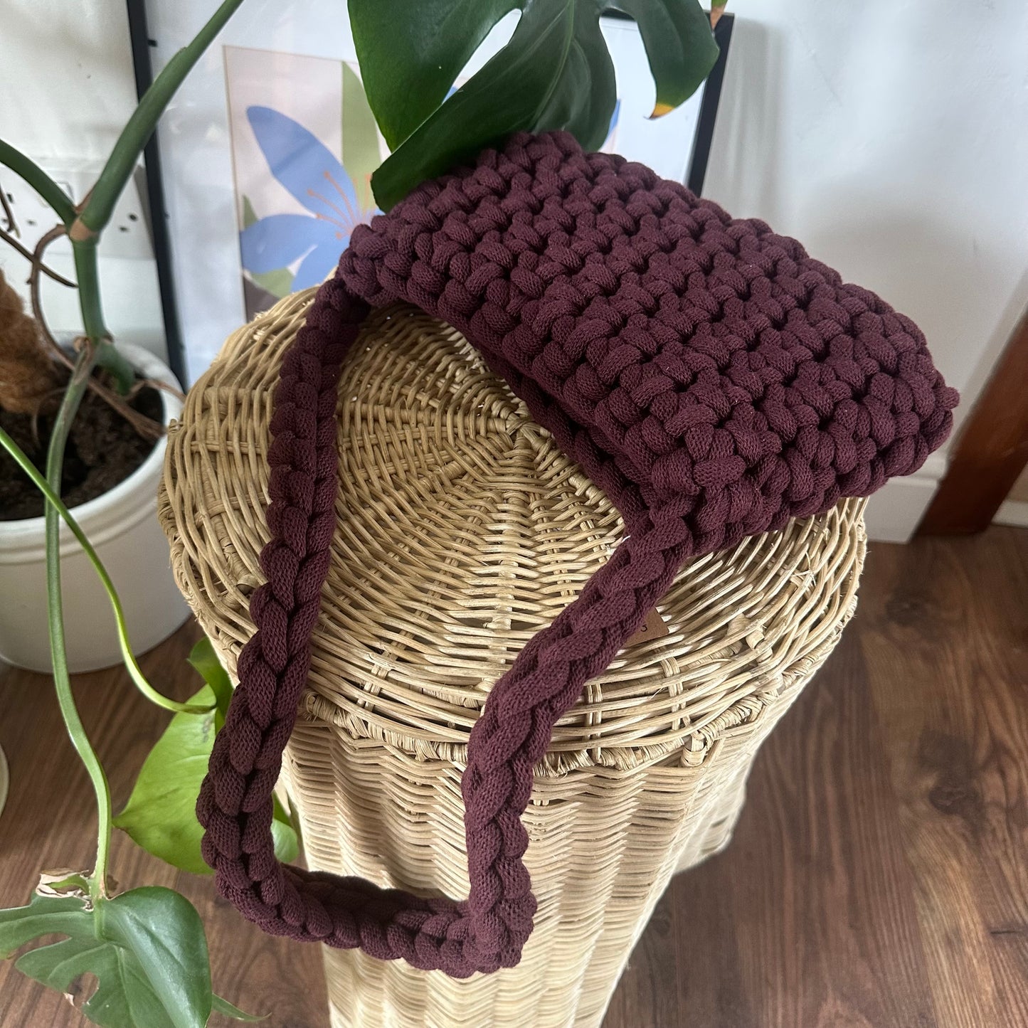 Small Burgundy Crossbody
