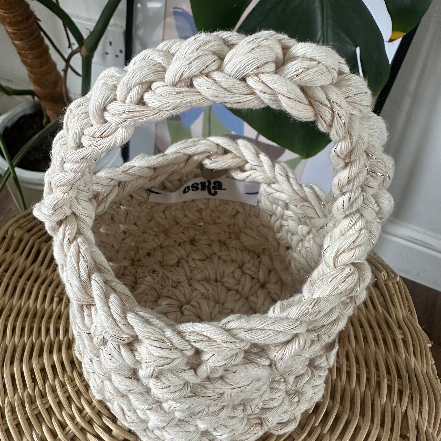 Recycled Cotton Circle Bag