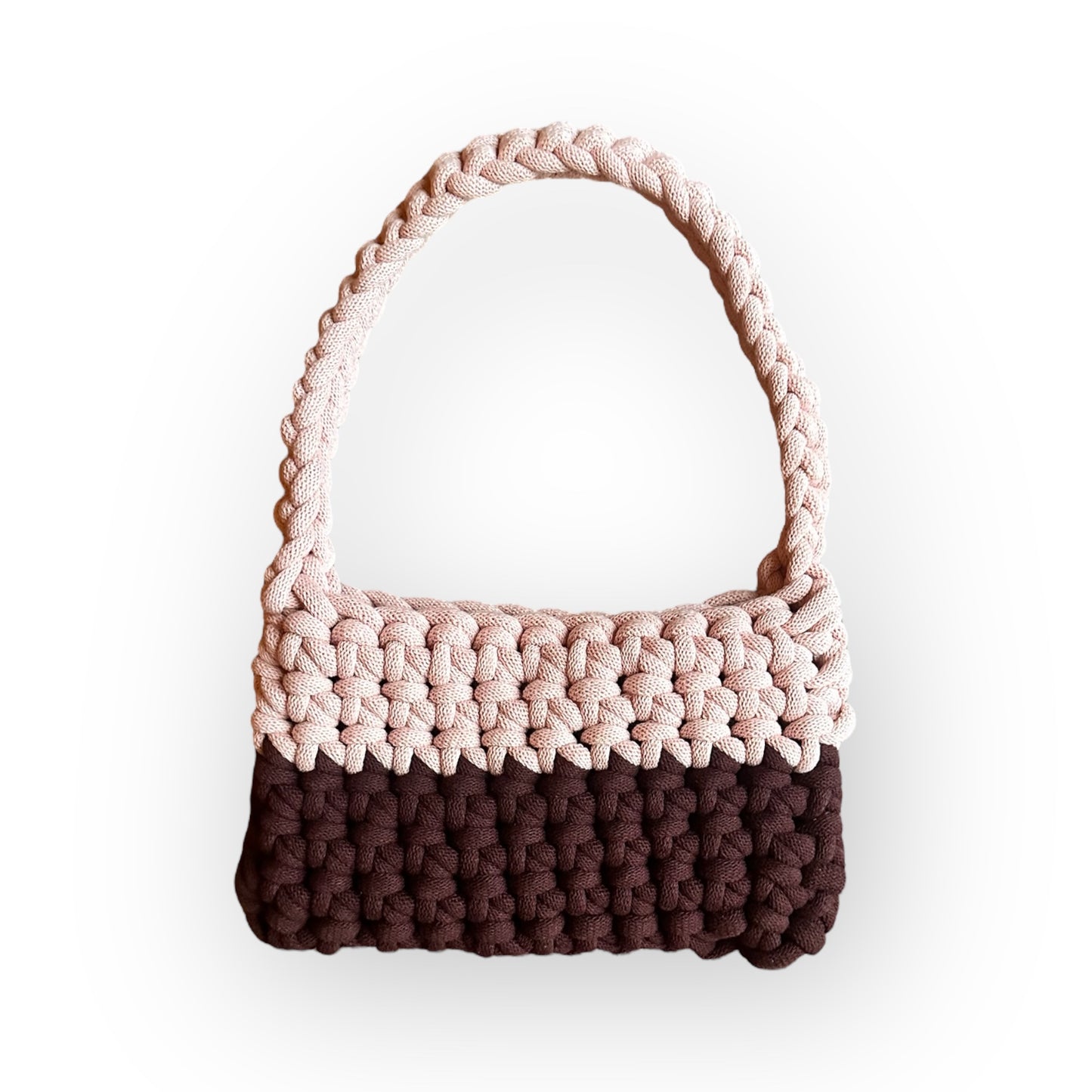 Small Pink and Burgundy Shoulder Bag